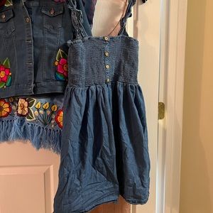 Denim dress (short length)